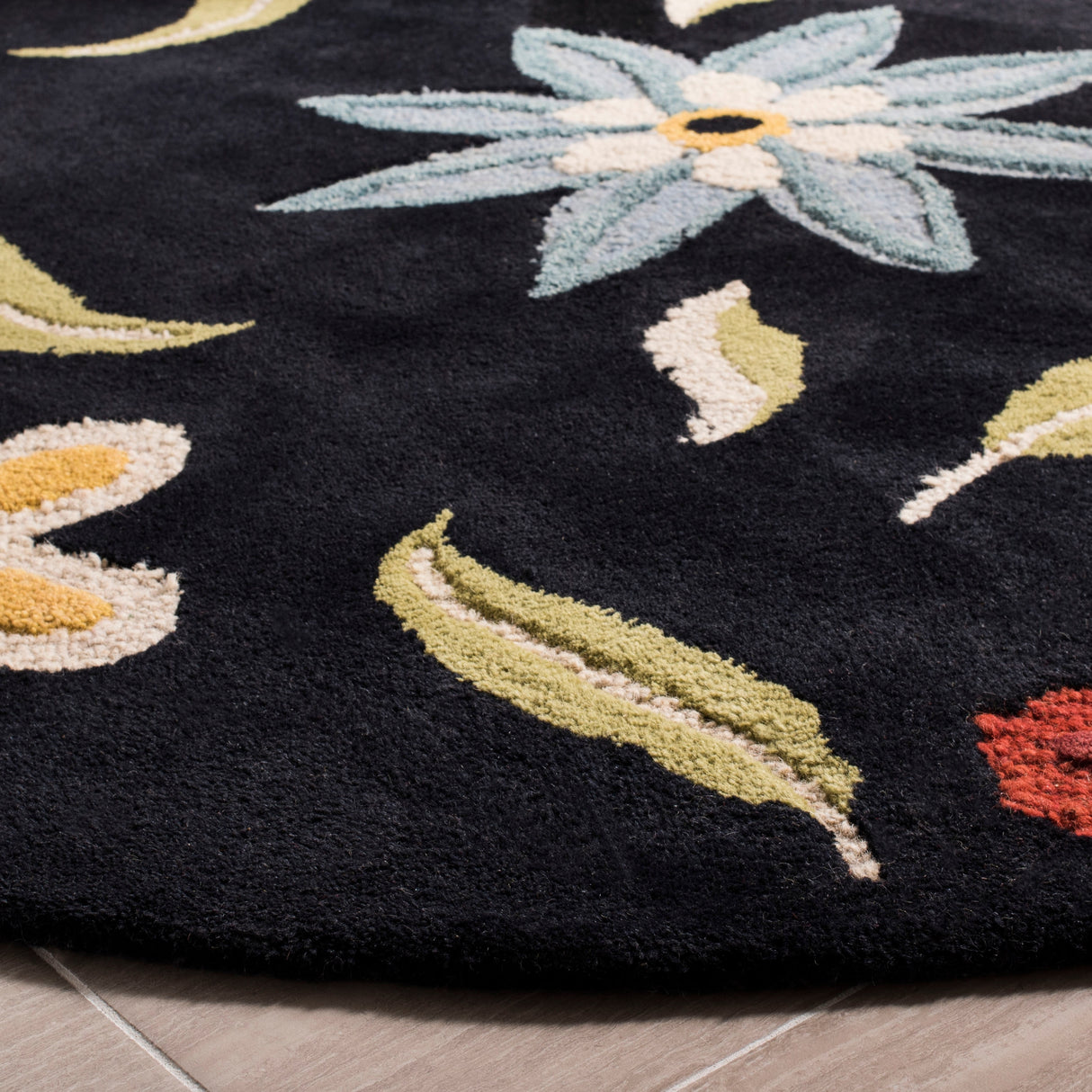 SAFAVIEH Handmade Blossom Gianpiera Modern Floral Wool Rug