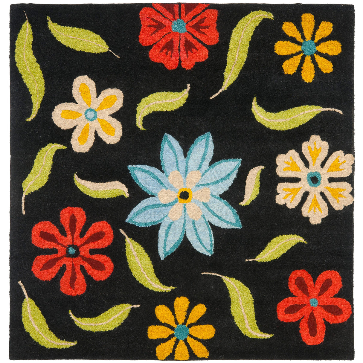 SAFAVIEH Handmade Blossom Gianpiera Modern Floral Wool Rug