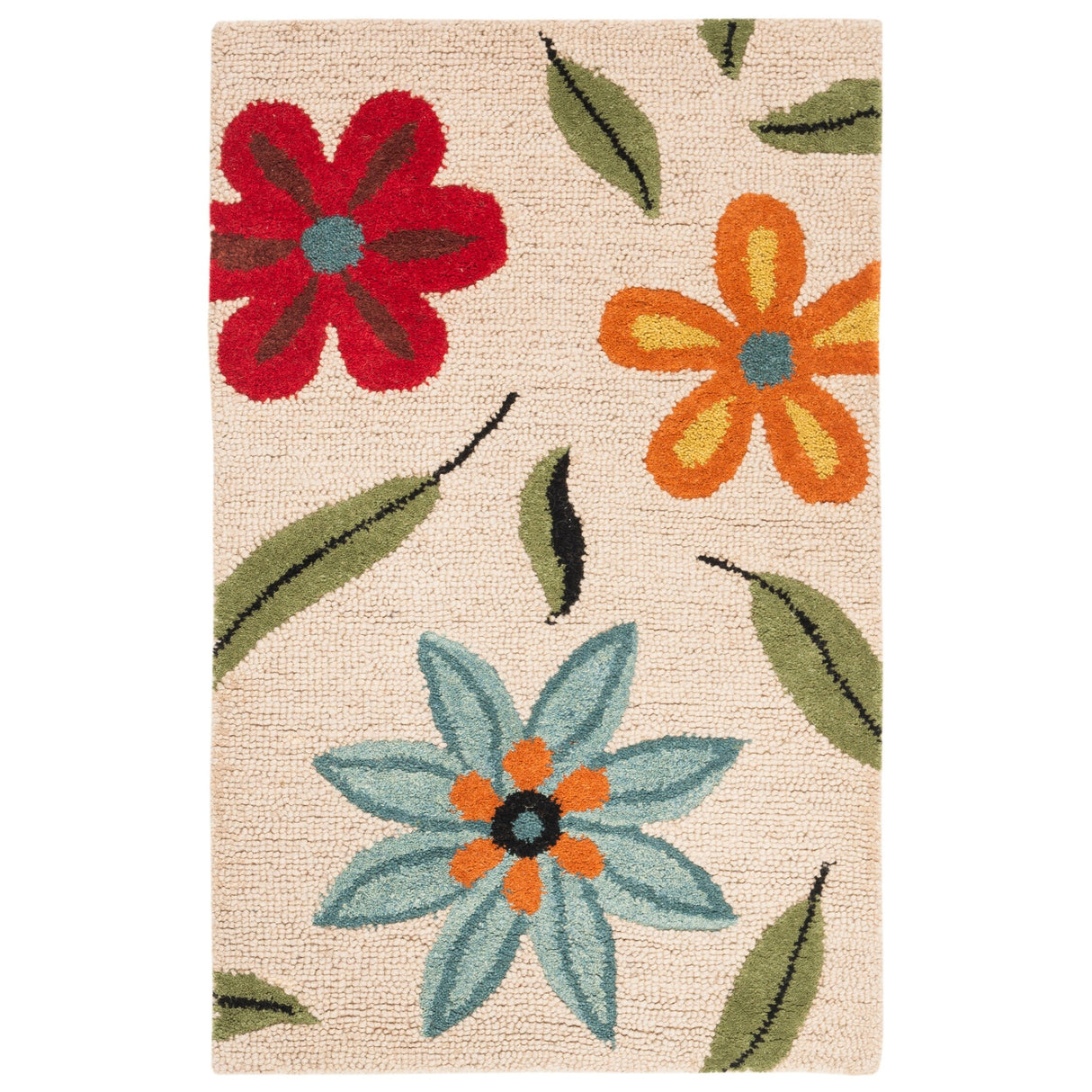 SAFAVIEH Handmade Blossom Gianpiera Modern Floral Wool Rug