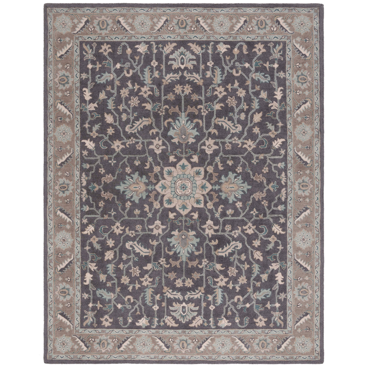 SAFAVIEH Handmade Blossom Gulperi Modern Floral Wool Rug