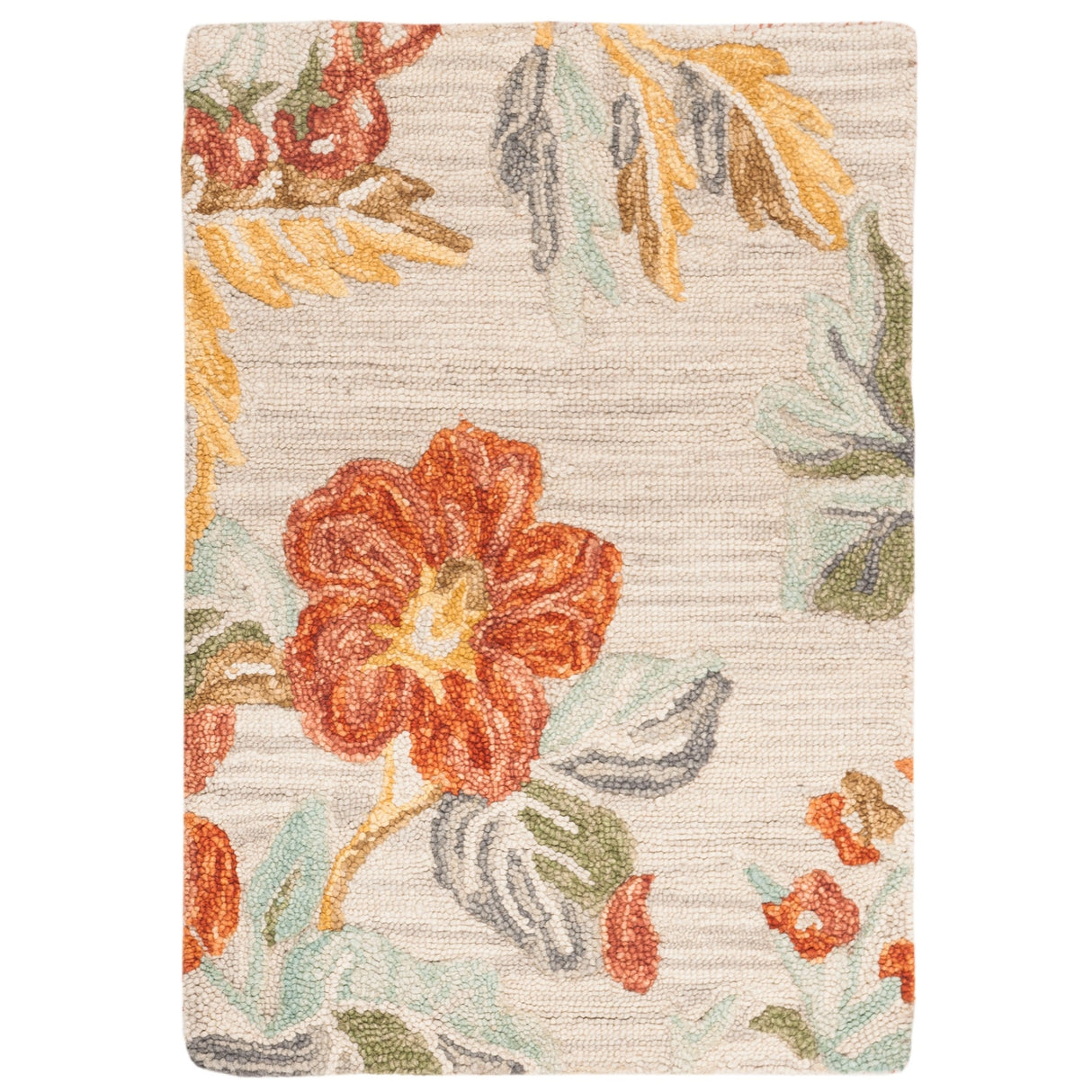 SAFAVIEH Handmade Blossom Hysnije Modern Floral Wool Rug