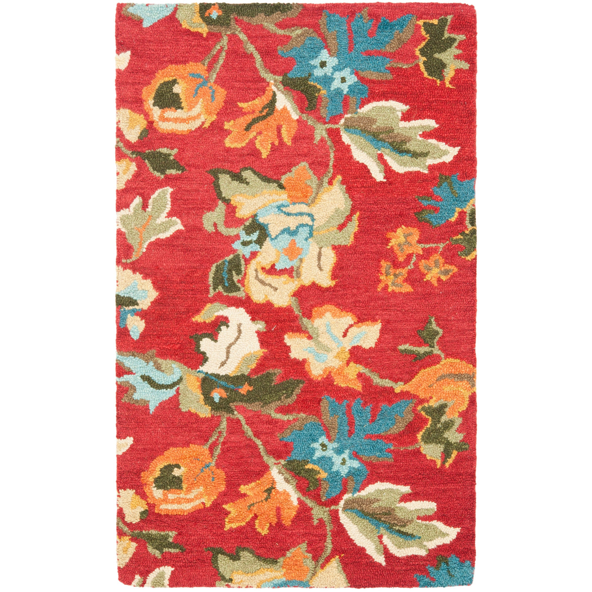 SAFAVIEH Handmade Blossom Ilza Modern Floral Wool Rug