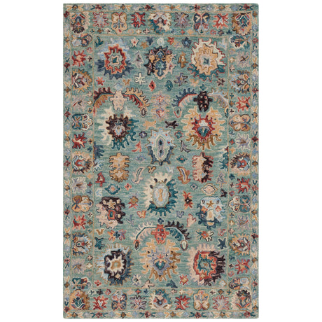 SAFAVIEH Handmade Blossom Kanya Floral Wool Rug