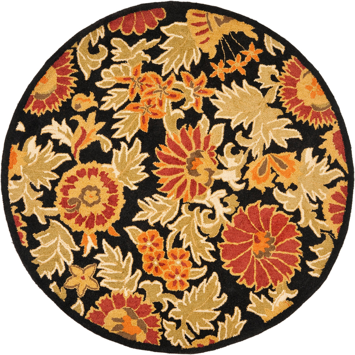 SAFAVIEH Handmade Blossom Kseniya Modern Floral Wool Rug