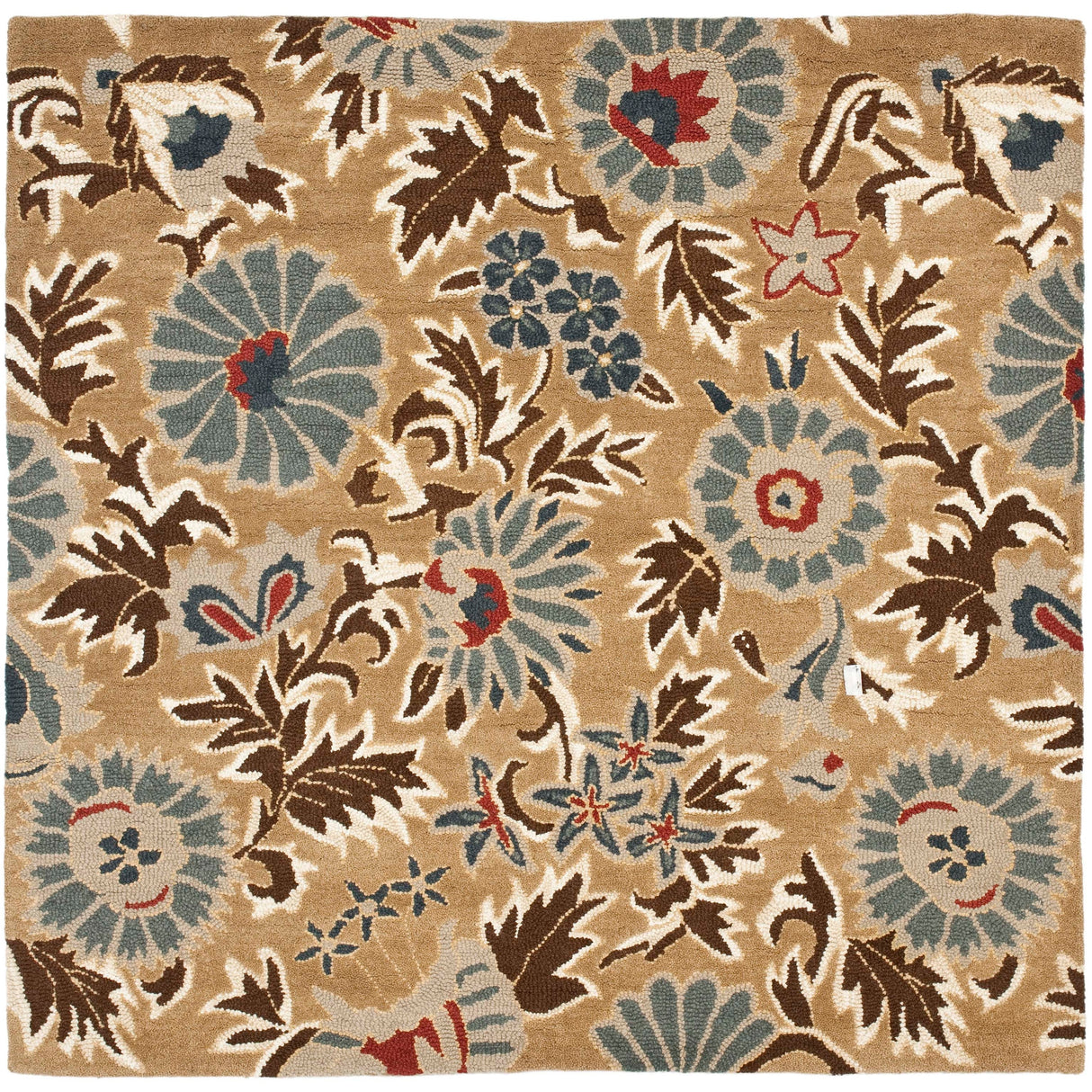 SAFAVIEH Handmade Blossom Kseniya Modern Floral Wool Rug