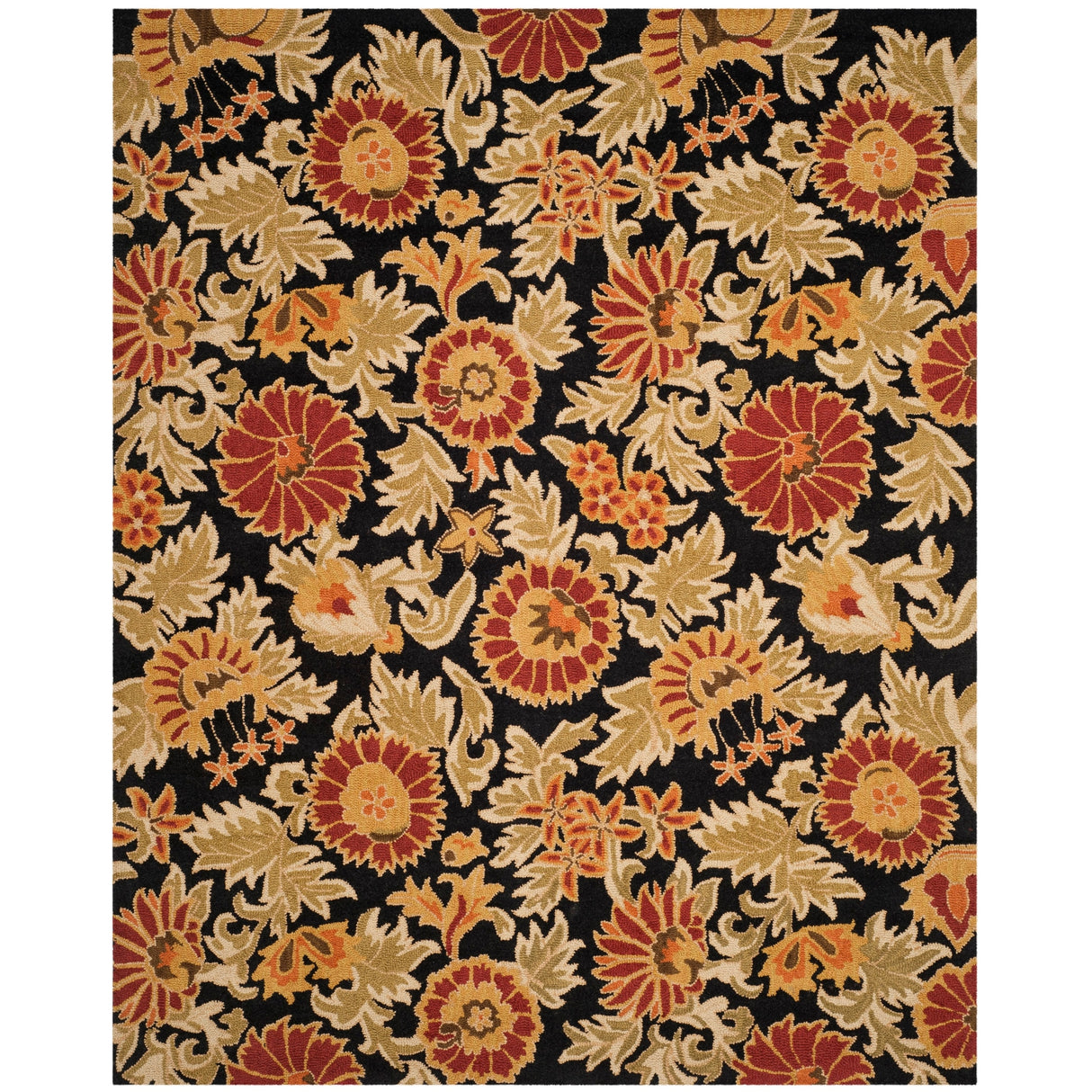 SAFAVIEH Handmade Blossom Kseniya Modern Floral Wool Rug