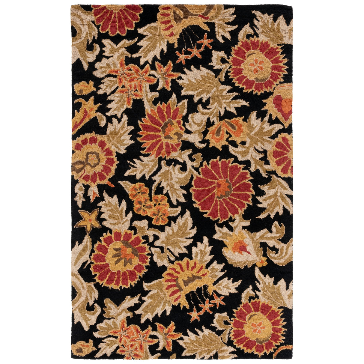 SAFAVIEH Handmade Blossom Kseniya Modern Floral Wool Rug