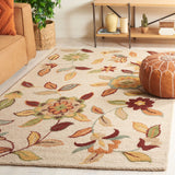 SAFAVIEH Handmade Blossom Ludgarda Modern Floral Wool Rug