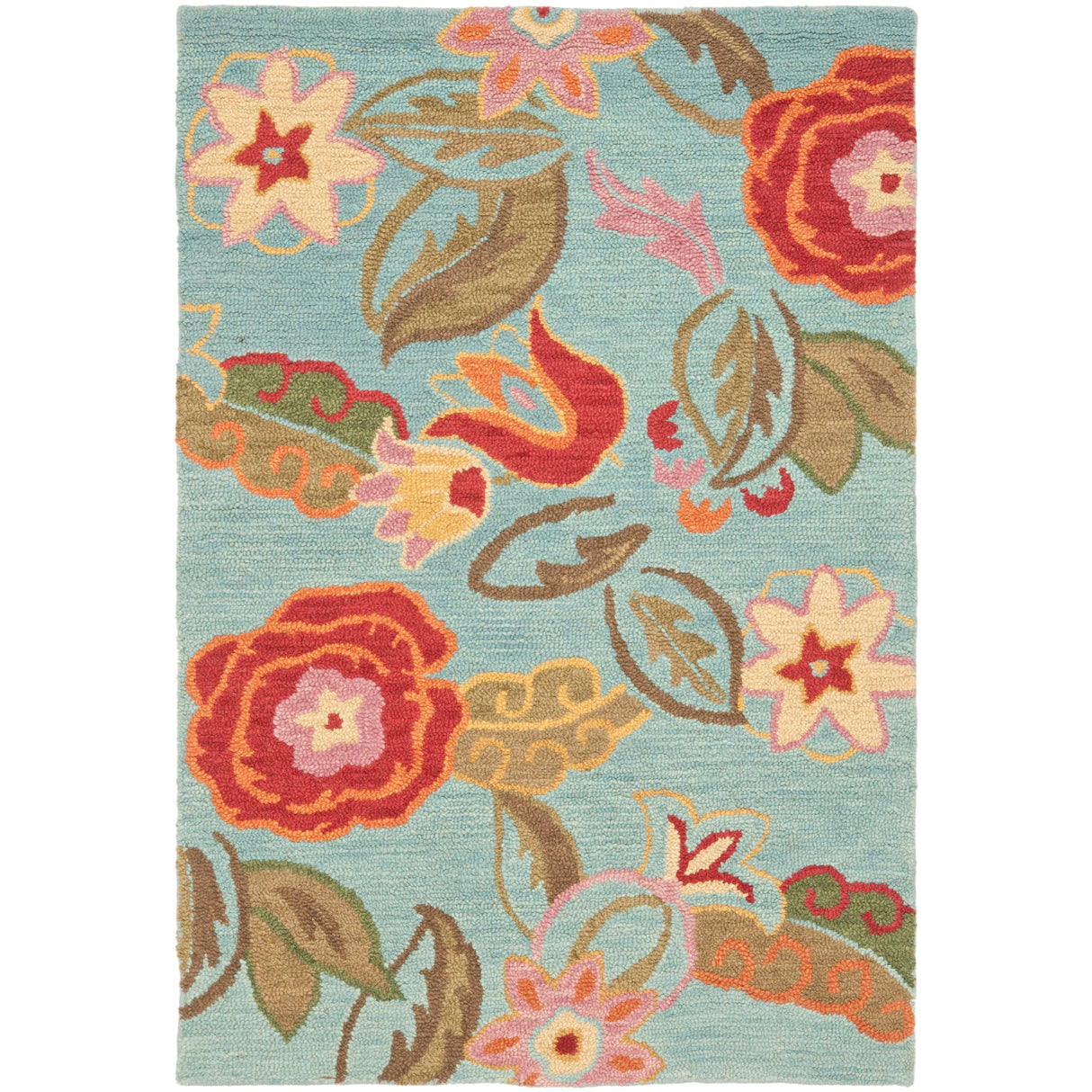 SAFAVIEH Handmade Blossom Luken Wool Area Rug