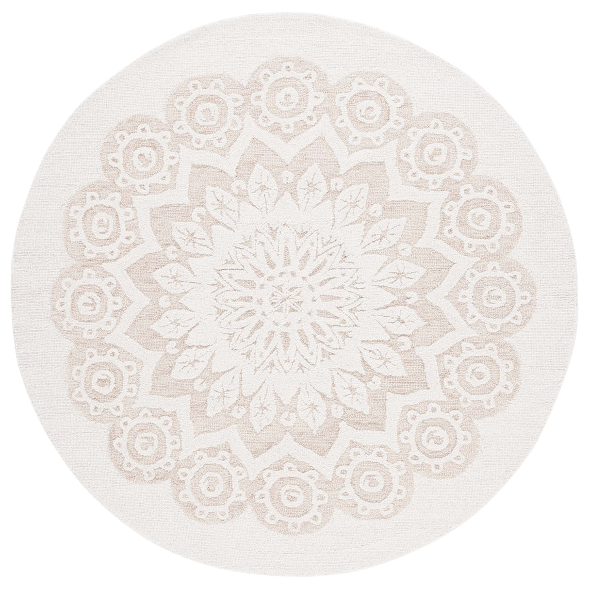 SAFAVIEH Handmade Blossom Oriella Modern Floral Wool Rug