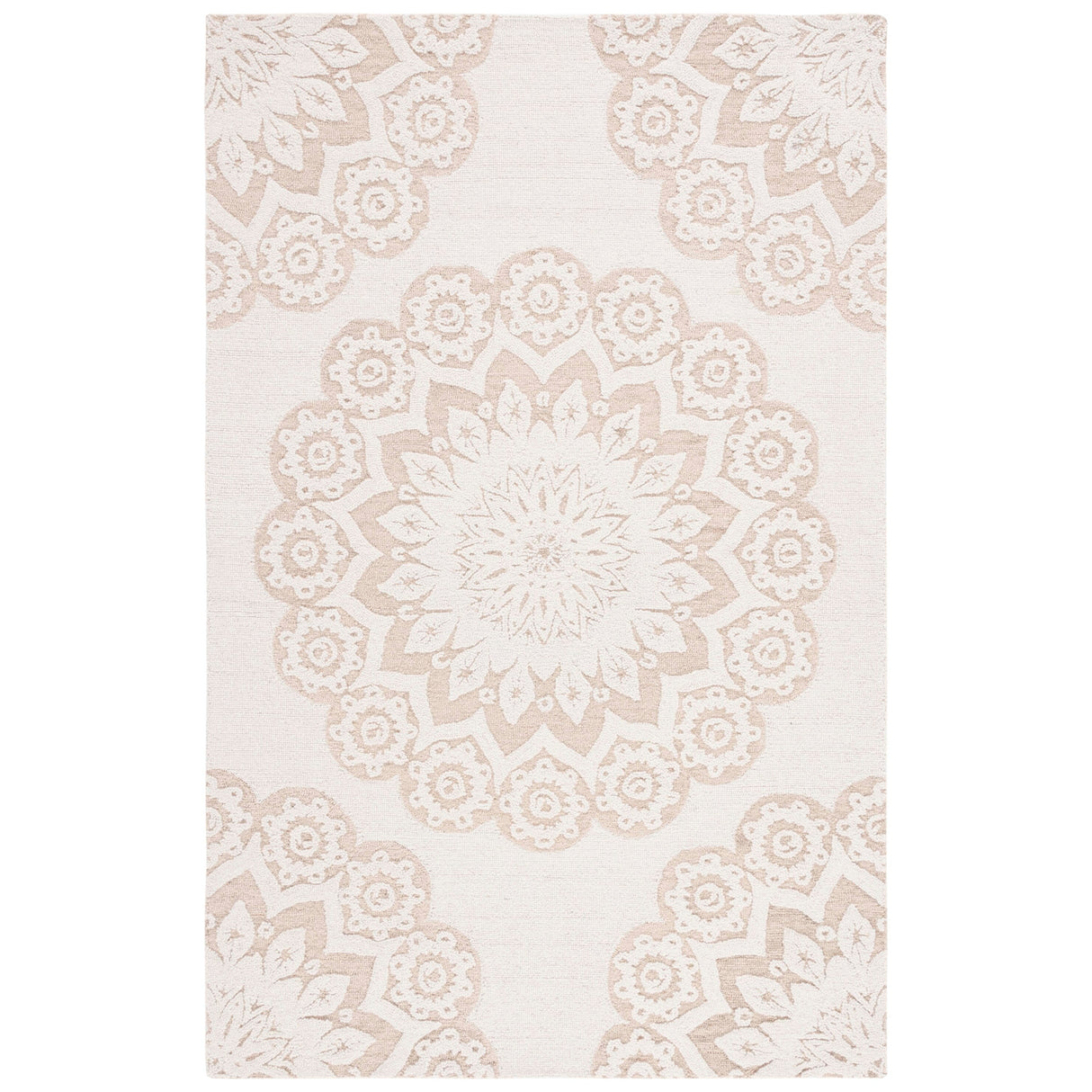 SAFAVIEH Handmade Blossom Oriella Modern Floral Wool Rug