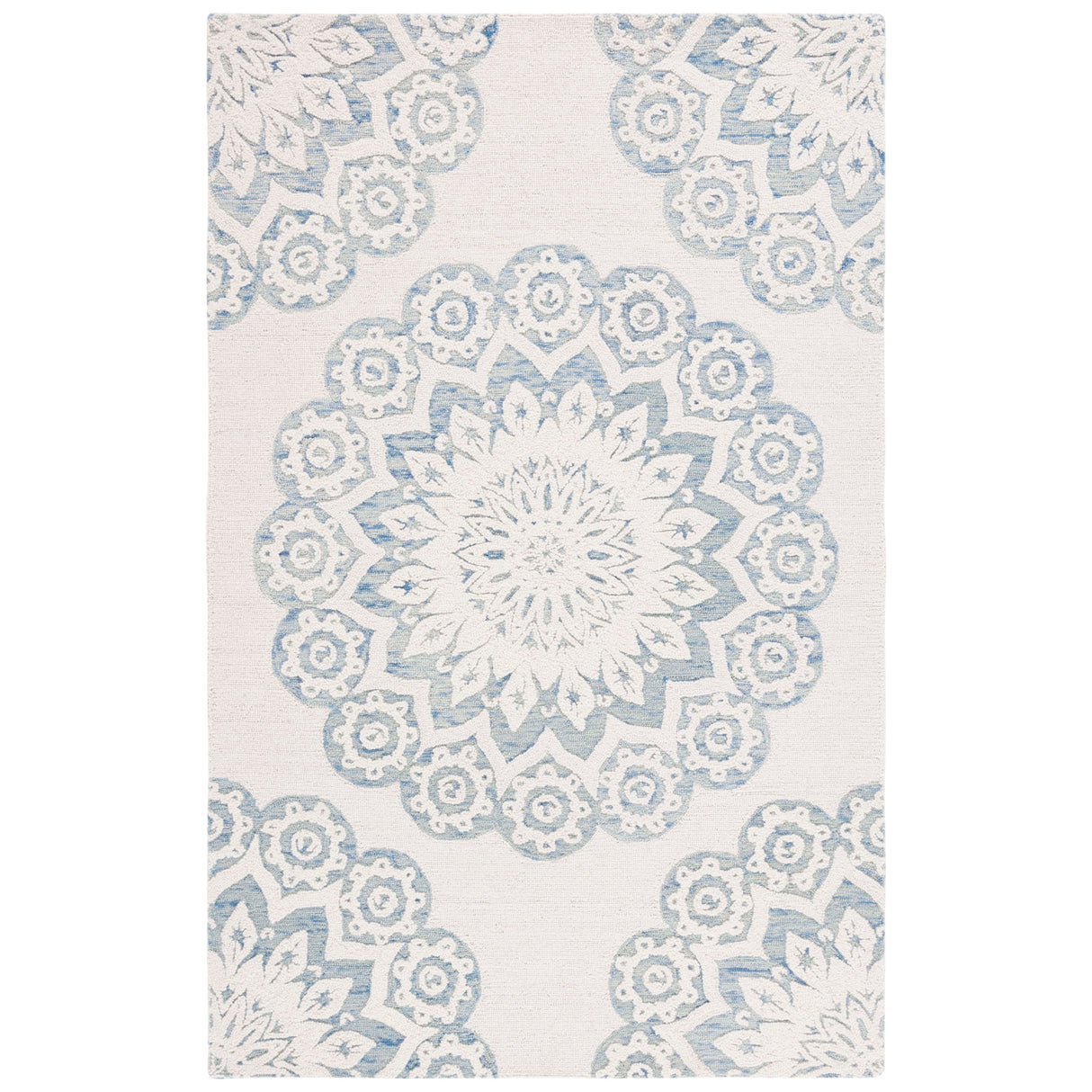 SAFAVIEH Handmade Blossom Oriella Modern Floral Wool Rug