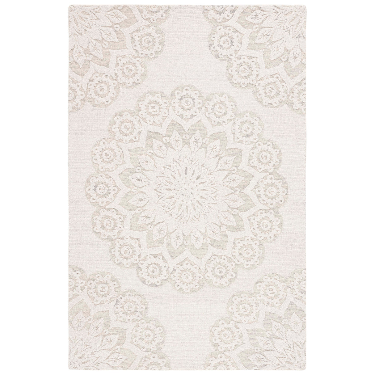 SAFAVIEH Handmade Blossom Oriella Modern Floral Wool Rug