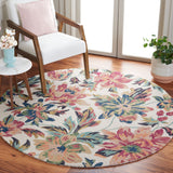 SAFAVIEH Handmade Blossom Roselotte French Country Floral Wool Rug