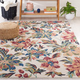 SAFAVIEH Handmade Blossom Roselotte French Country Floral Wool Rug