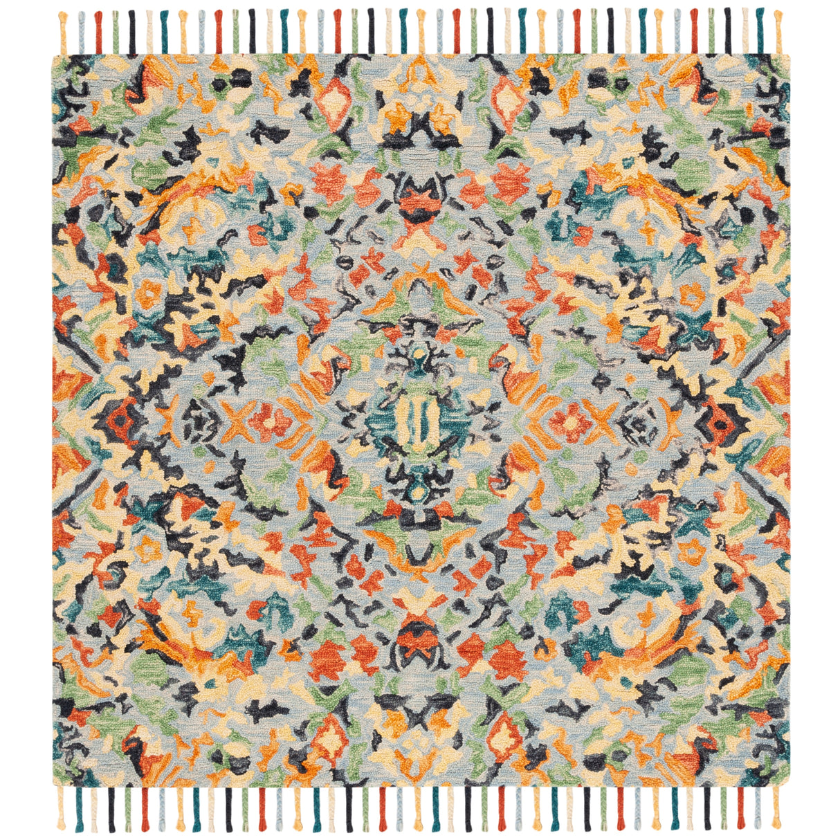 SAFAVIEH Handmade Blossom Seoung Modern Floral Wool Rug