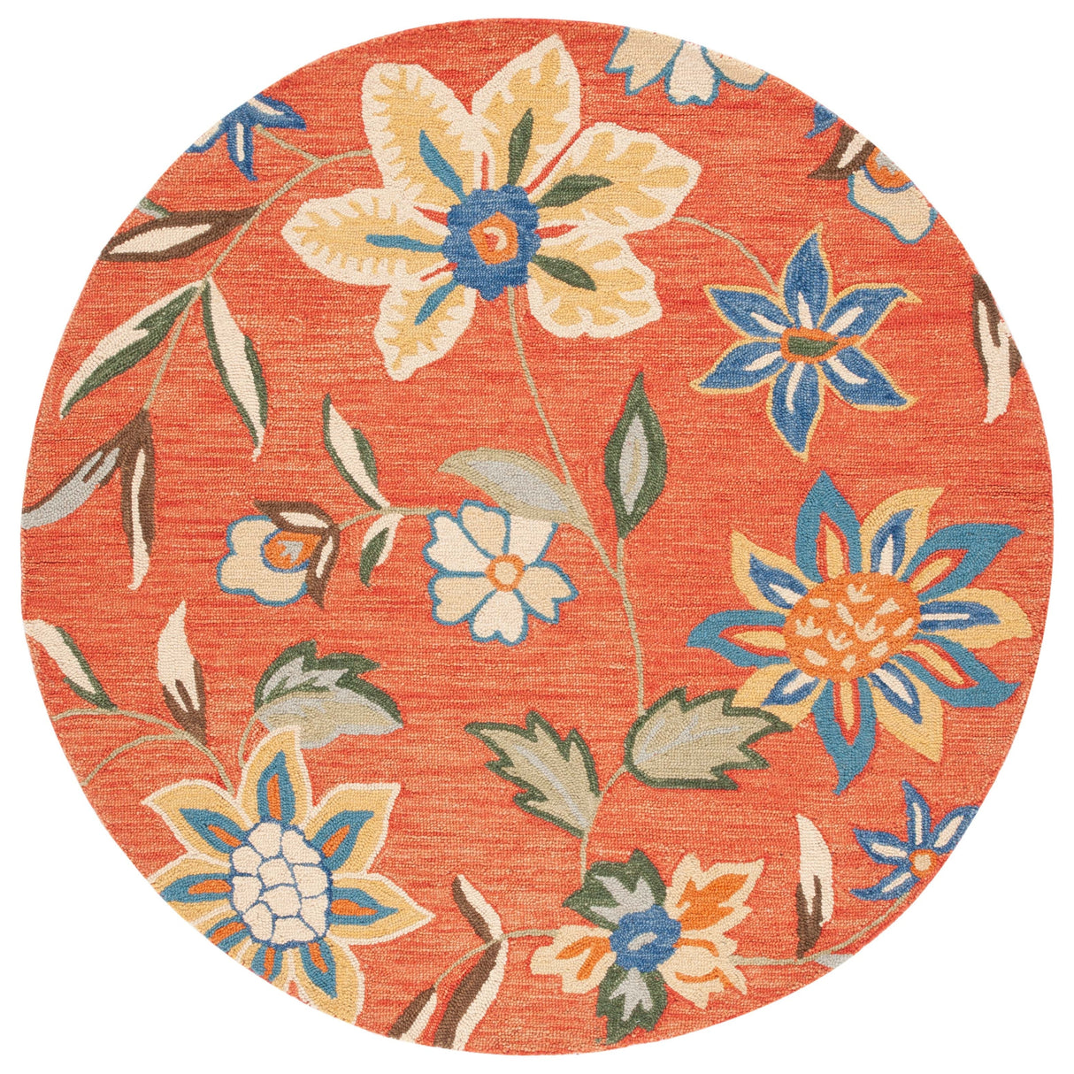 SAFAVIEH Handmade Blossom Shaila Modern Floral Wool Rug