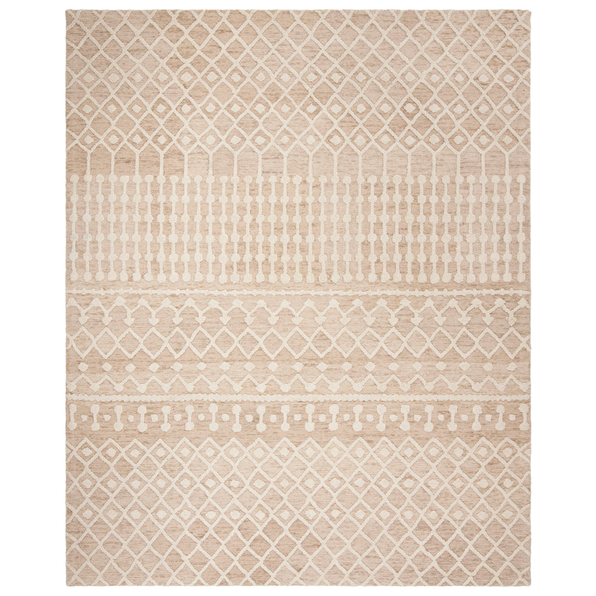 SAFAVIEH Handmade Blossom Shiran Modern Floral Wool Rug