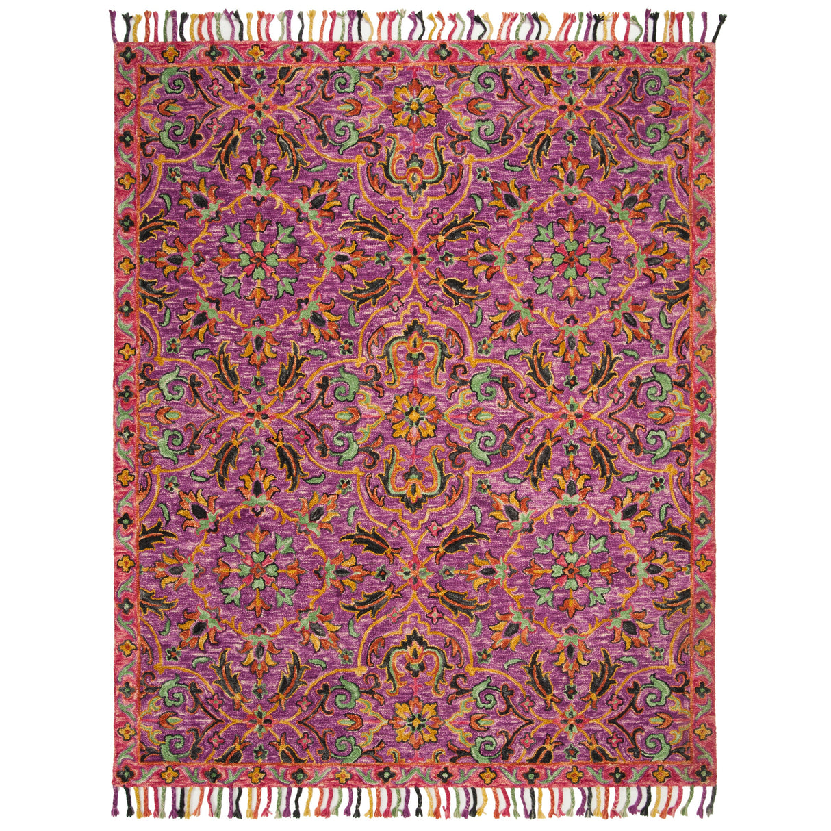 SAFAVIEH Handmade Blossom Sila Modern Floral Wool Rug