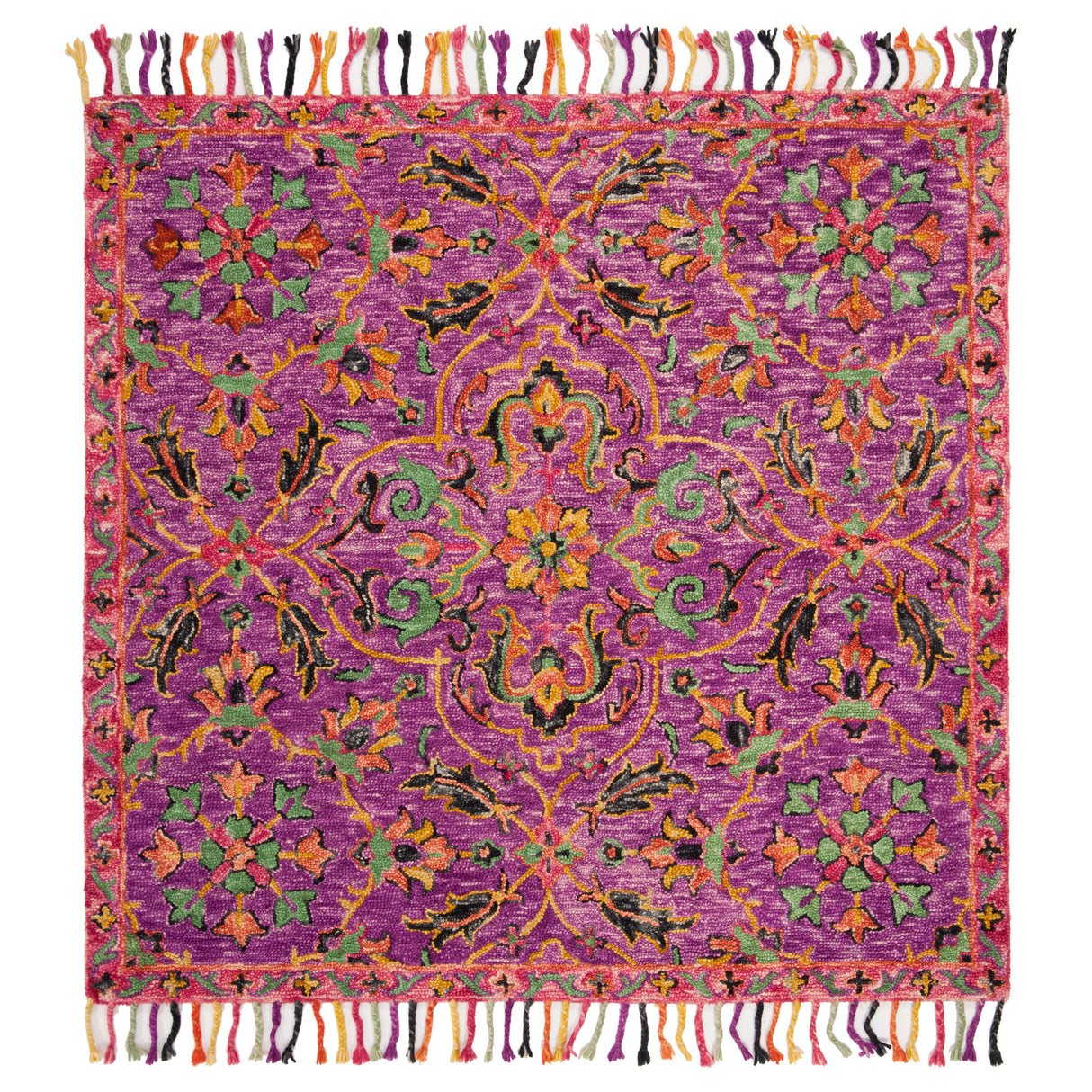 SAFAVIEH Handmade Blossom Sila Modern Floral Wool Rug