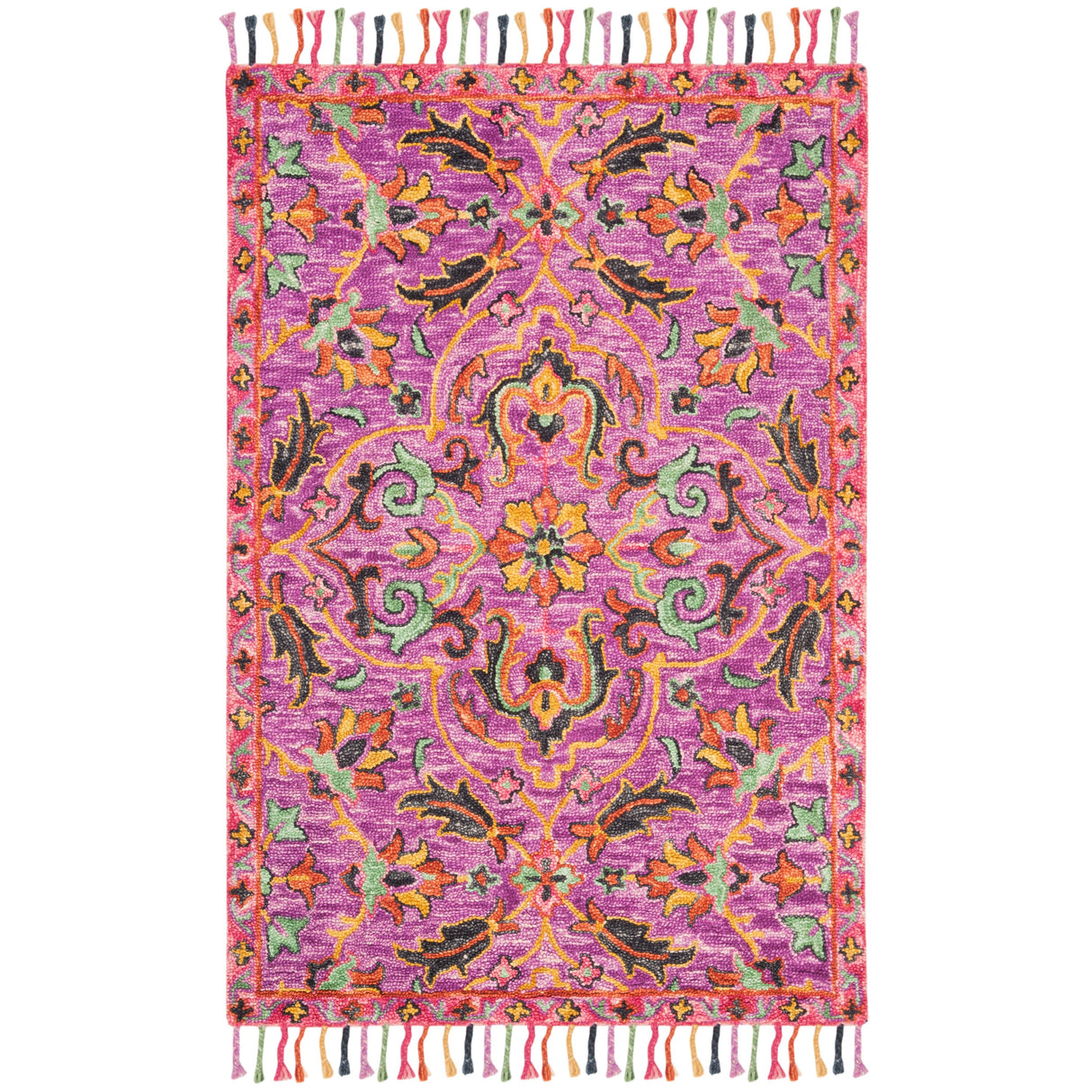 SAFAVIEH Handmade Blossom Sila Modern Floral Wool Rug