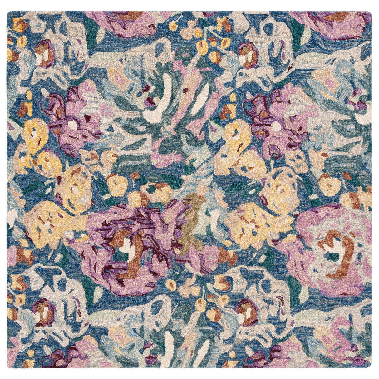 SAFAVIEH Handmade Blossom Stavroula French Country Floral Wool Rug