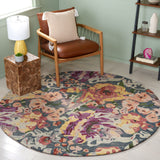 SAFAVIEH Handmade Blossom Stavroula French Country Floral Wool Rug