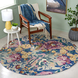 SAFAVIEH Handmade Blossom Stavroula French Country Floral Wool Rug