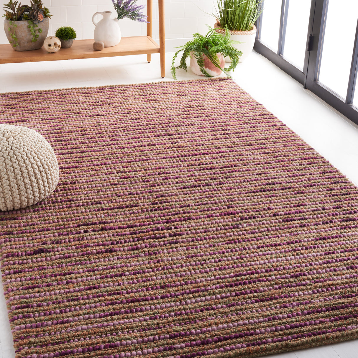 SAFAVIEH Handmade Bohemian Jelisava Jute & Wool Area Rug