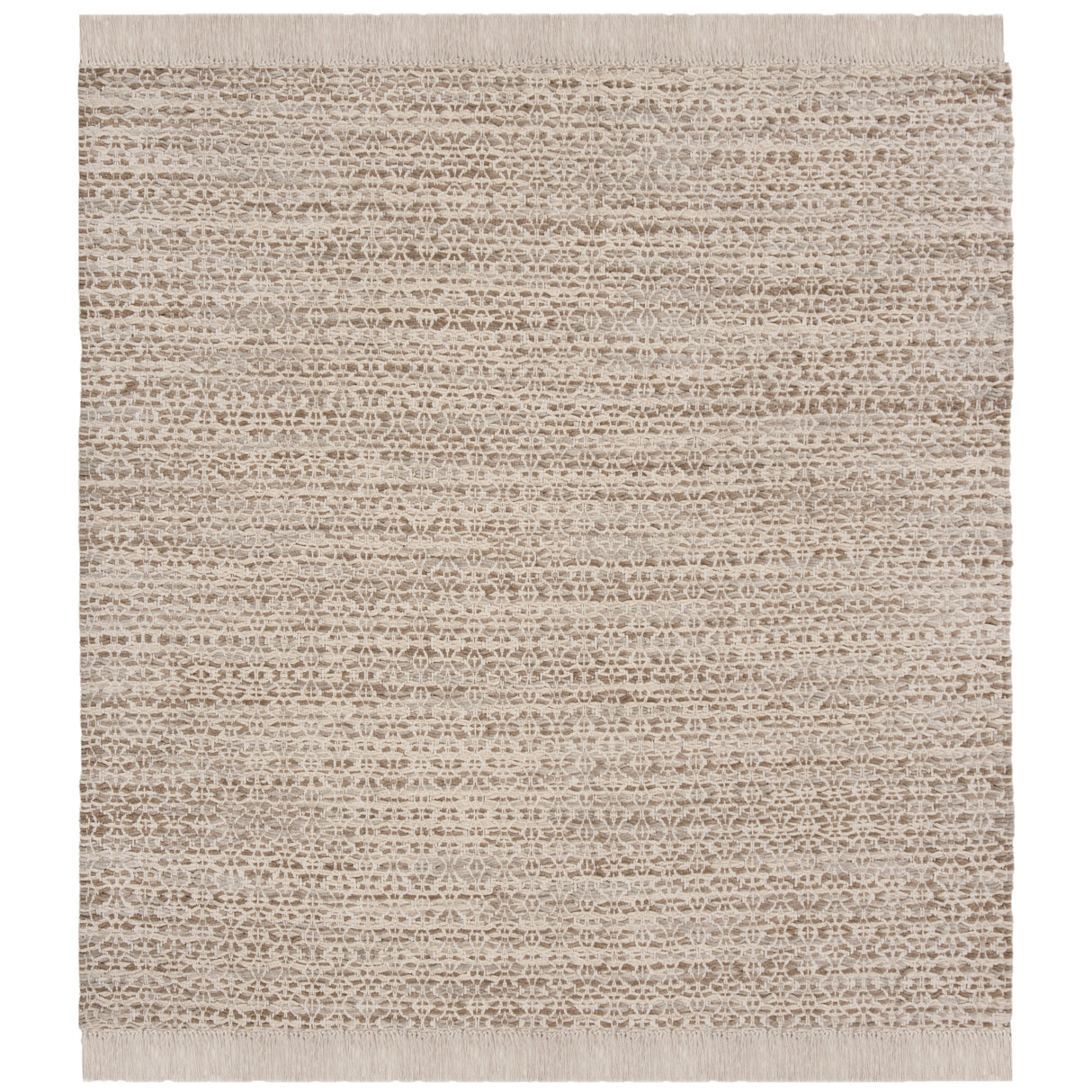 SAFAVIEH Handmade Boston Arbnora Coastal Cotton Rug with Fringe