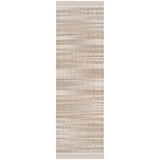 SAFAVIEH Handmade Boston Arbnora Coastal Cotton Rug with Fringe