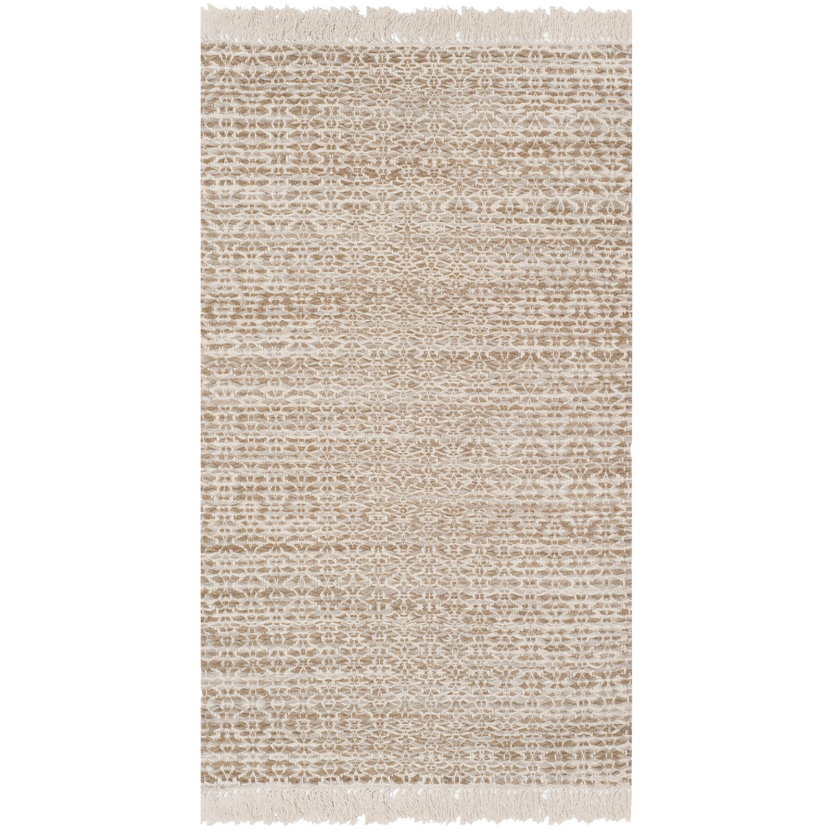 SAFAVIEH Handmade Boston Arbnora Coastal Cotton Rug with Fringe