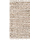 SAFAVIEH Handmade Boston Arbnora Coastal Cotton Rug with Fringe