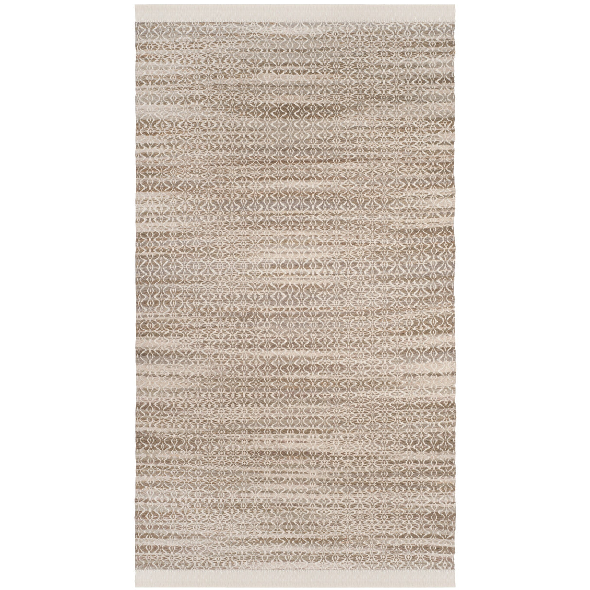 SAFAVIEH Handmade Boston Arbnora Coastal Cotton Rug with Fringe