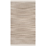 SAFAVIEH Handmade Boston Arbnora Coastal Cotton Rug with Fringe