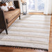 SAFAVIEH Handmade Boston Damilya Coastal Cotton Rug with Fringe