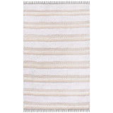 SAFAVIEH Handmade Boston Damilya Coastal Cotton Rug with Fringe