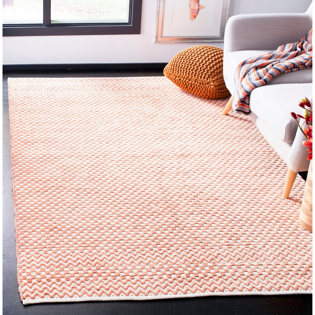 SAFAVIEH Handmade Boston Isotta Coastal Cotton Rug