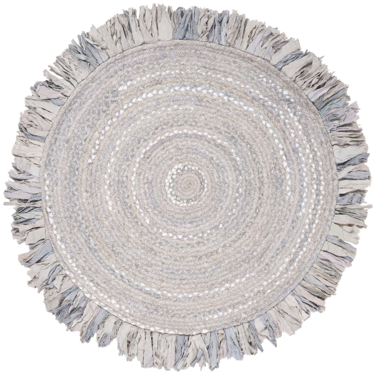 SAFAVIEH Handmade Braided Samya Country Cotton Rug with Fringe