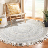 SAFAVIEH Handmade Braided Samya Country Cotton Rug with Fringe