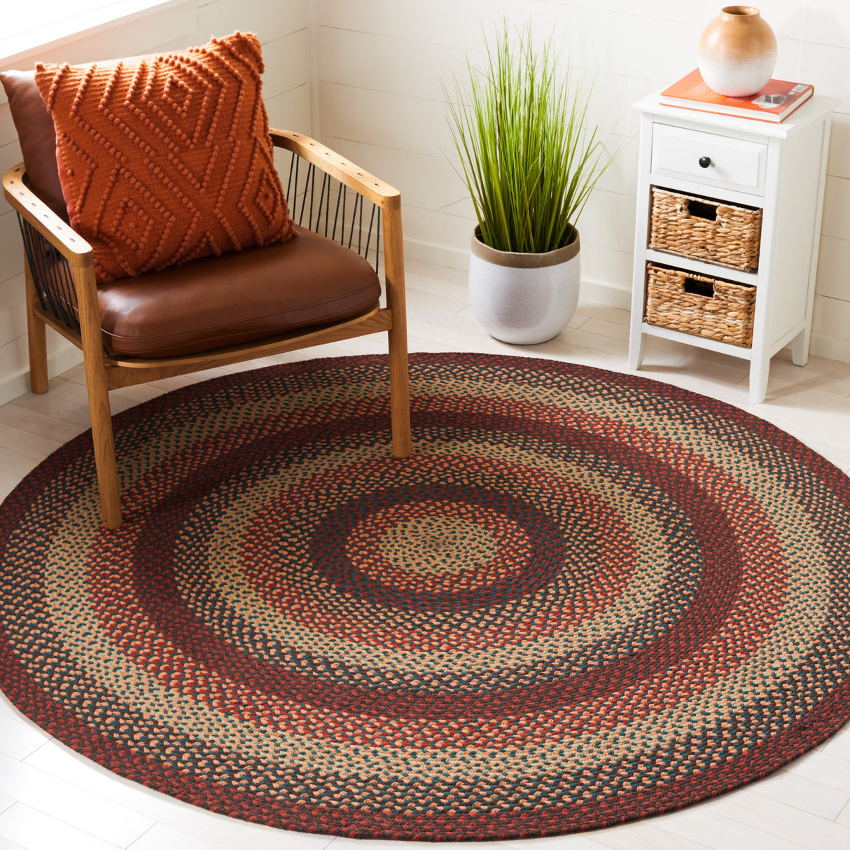 SAFAVIEH Handmade Braided Sylvianne Cotton Rug