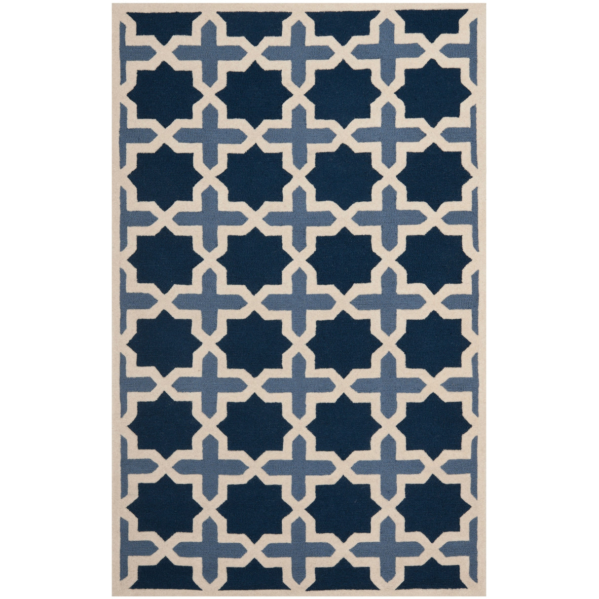 SAFAVIEH Handmade Cambridge Adelgund Modern Moroccan Wool Rug