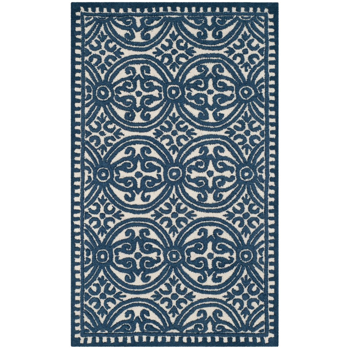 SAFAVIEH Handmade Cambridge Angiola Modern Moroccan Wool Rug