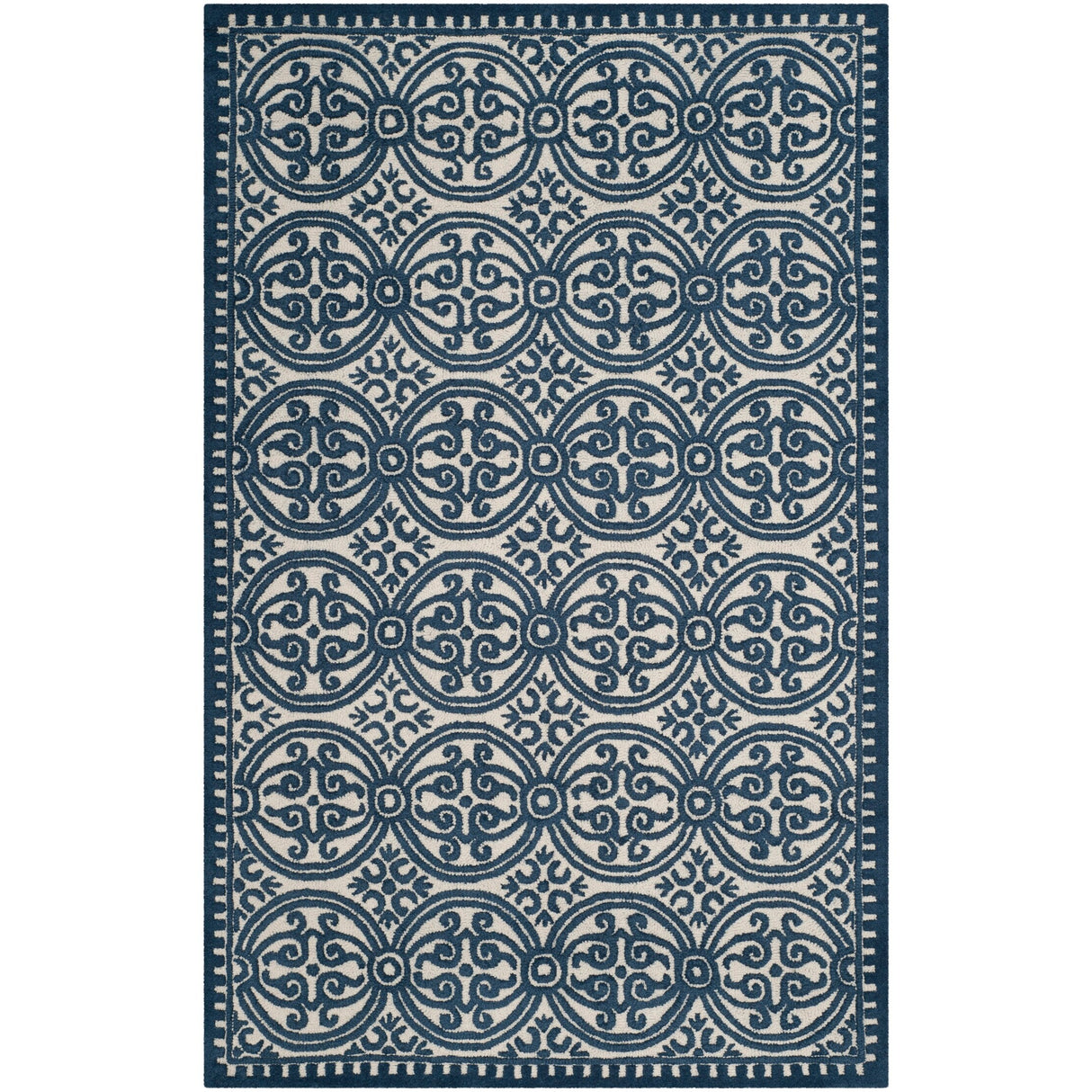 SAFAVIEH Handmade Cambridge Angiola Modern Moroccan Wool Rug