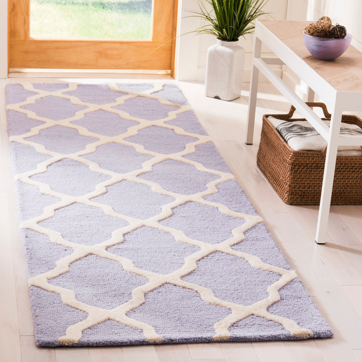 SAFAVIEH Handmade Cambridge Eirny Moroccan Trellis Wool Rug