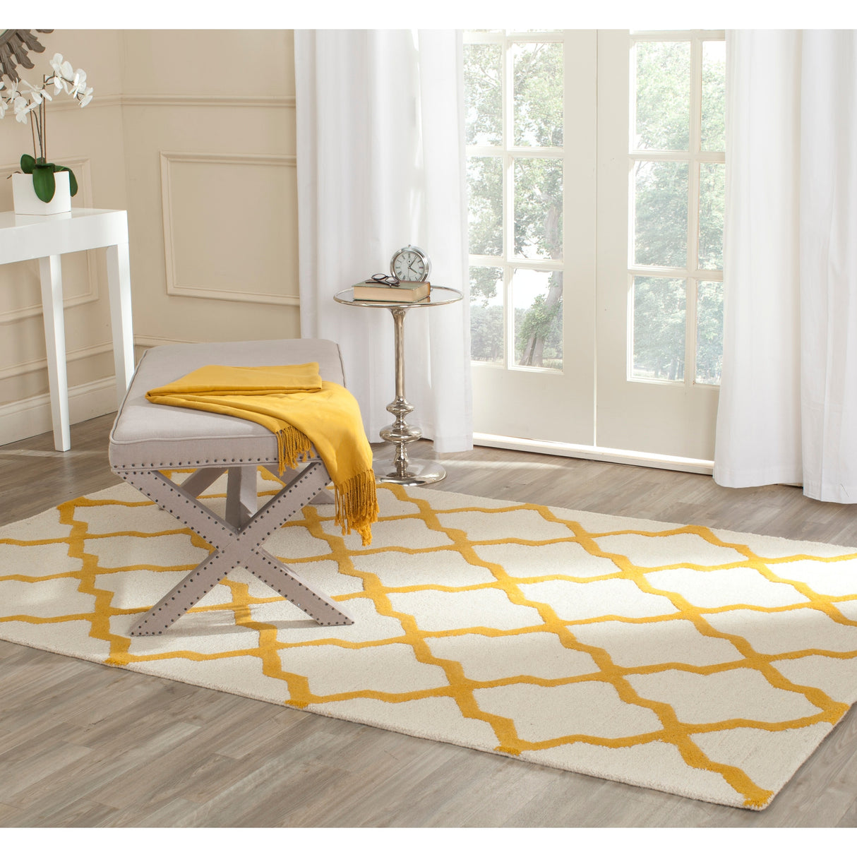 SAFAVIEH Handmade Cambridge Eirny Moroccan Trellis Wool Rug