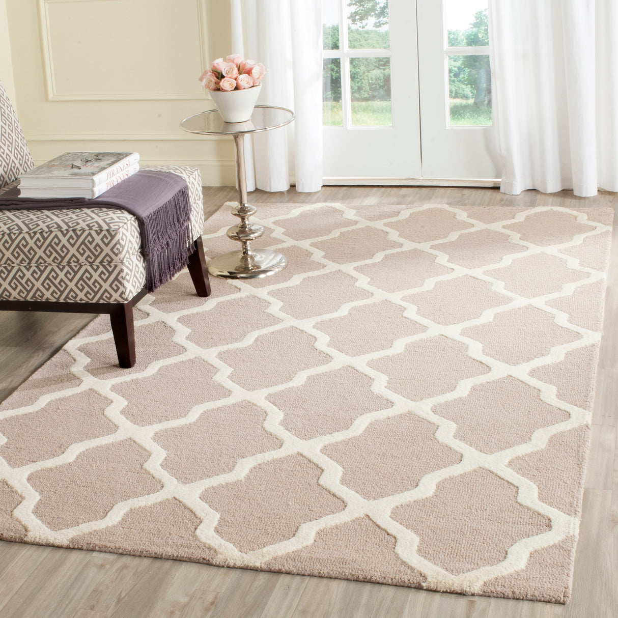 SAFAVIEH Handmade Cambridge Eirny Moroccan Trellis Wool Rug