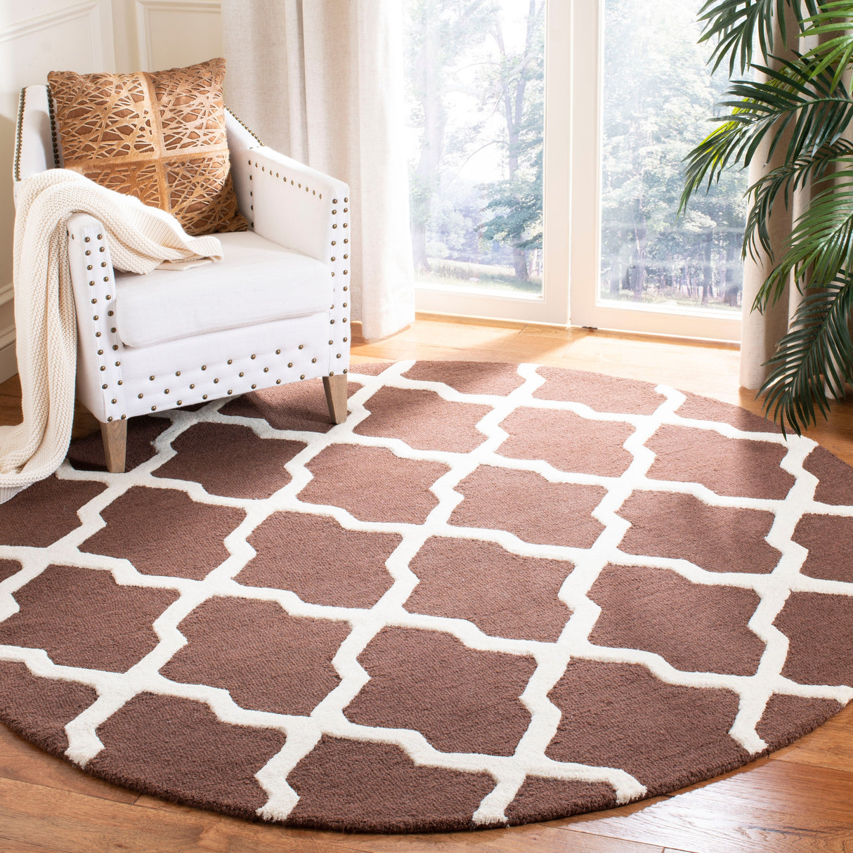 SAFAVIEH Handmade Cambridge Eirny Moroccan Trellis Wool Rug