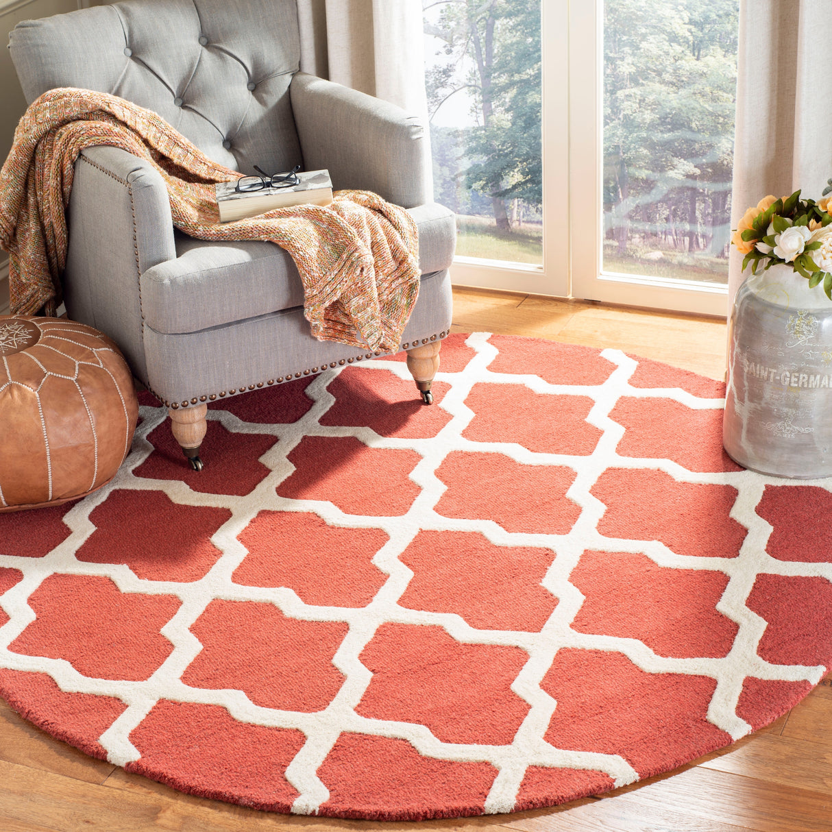 SAFAVIEH Handmade Cambridge Eirny Moroccan Trellis Wool Rug