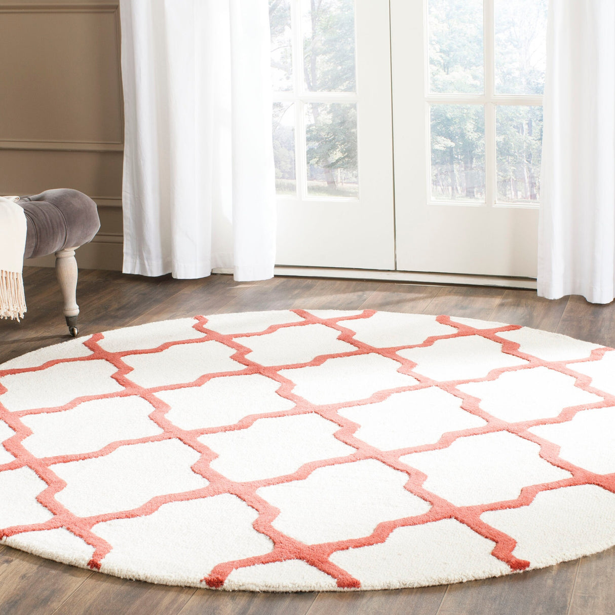 SAFAVIEH Handmade Cambridge Eirny Moroccan Trellis Wool Rug